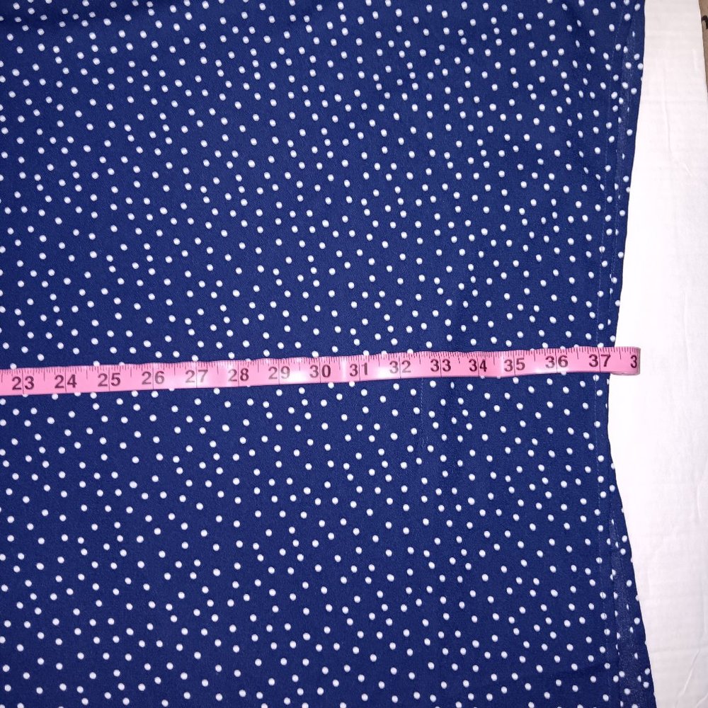 TOMMY BAHAMA SEA SWELL BOYFRIEND TUNIC BEACH COVER-UP POLKA DOT BLUE WHITE L/XL - Picture 11 of 11